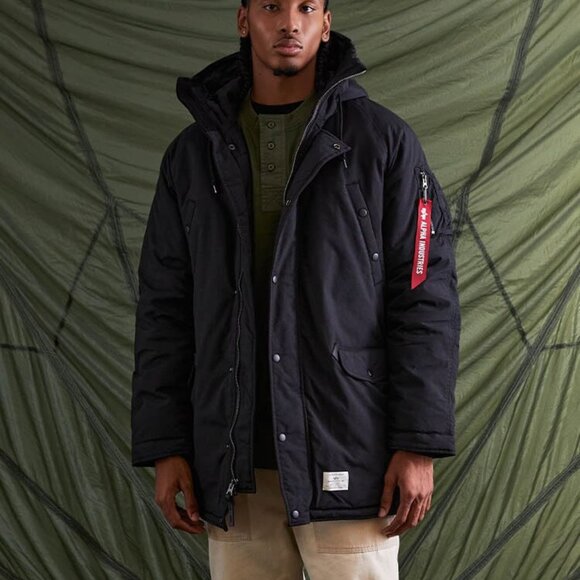 Alpha Industries N-3B Altitude Mod Parka in Black - Picture 1 of 15